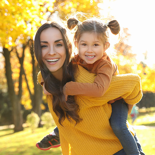 mother-daughter-in-park-fall mother daughter