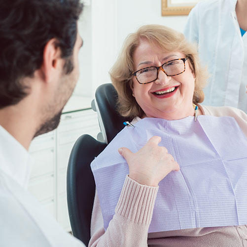 senior-woman-at-dentist senior woman at dentist